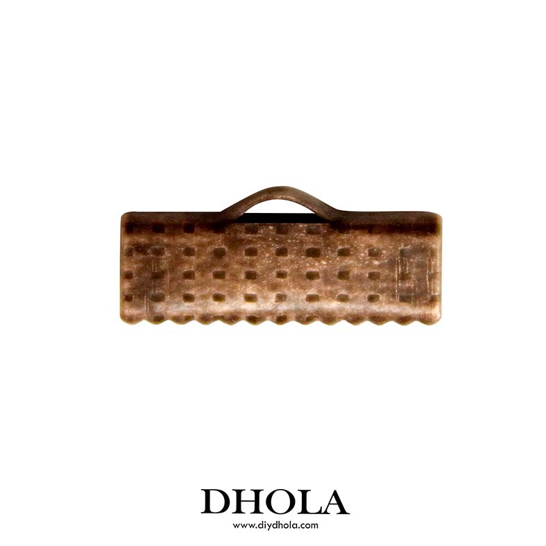 緞帶夾頭 - 紅古色