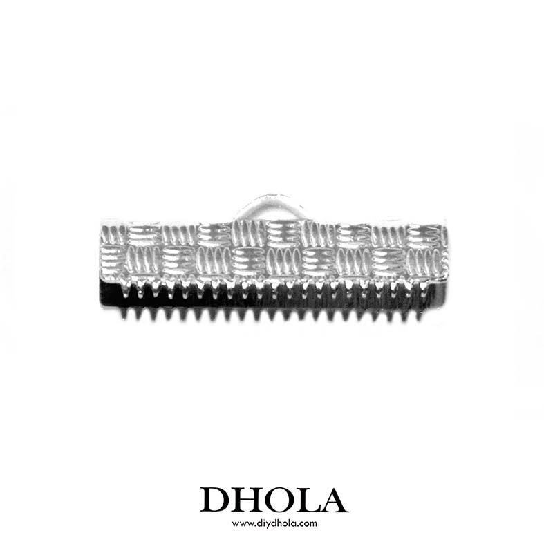 緞帶夾頭 - 代白K色