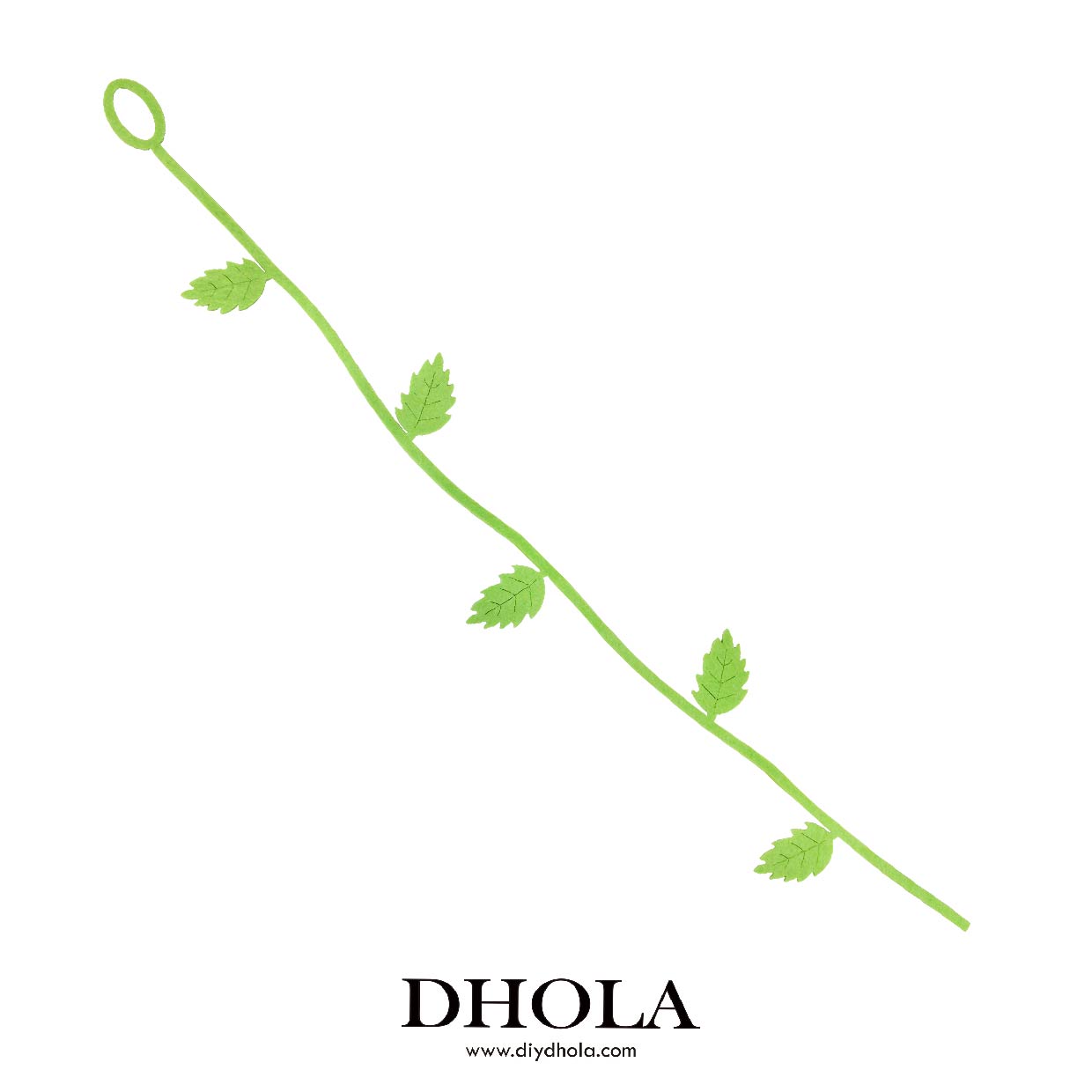 不織布藤蔓鋸齒葉