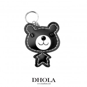 【6色】微笑熊吊飾鑰匙圈材料包