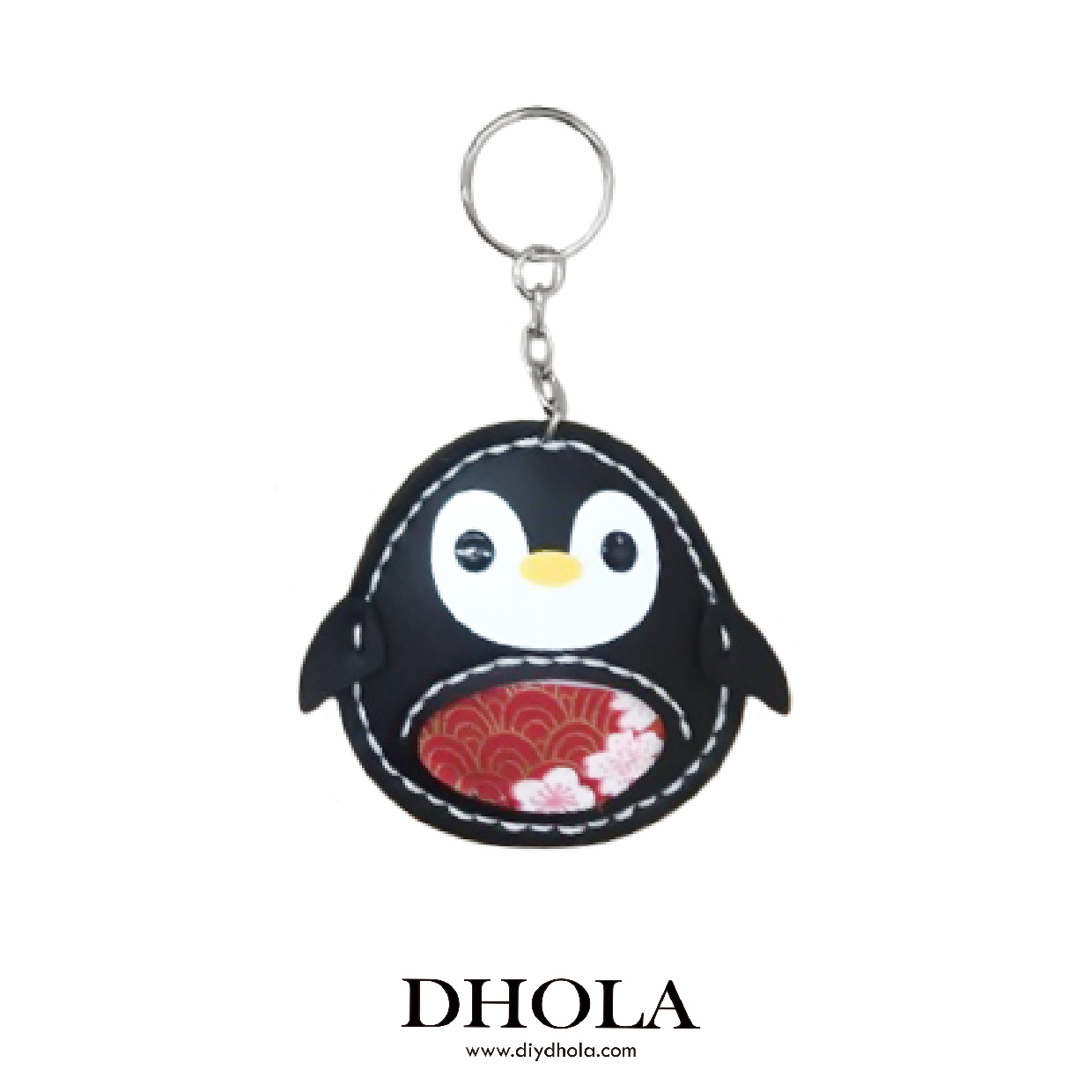 【8色】企鵝寶寶吊飾鑰匙圈材料包