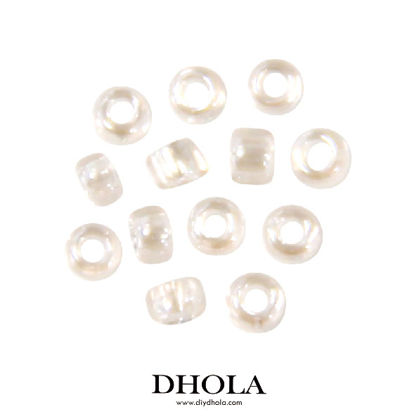 【透淺鮭魚粉AB】日本東寶15/0玻璃珠