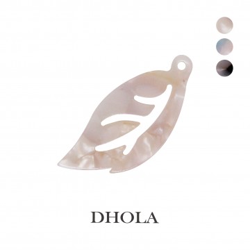 【3色】單孔縷空葉子