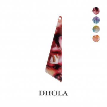 【4色】單孔細長三角