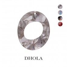 【4色】單孔圓水滴片