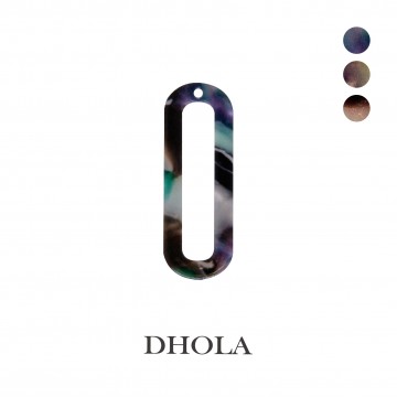 【3色】單孔橢圓環狀