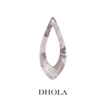 單孔細長水滴環狀