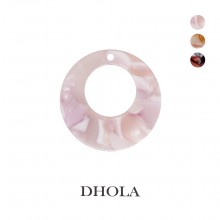 【3色】單孔圓月牙環狀