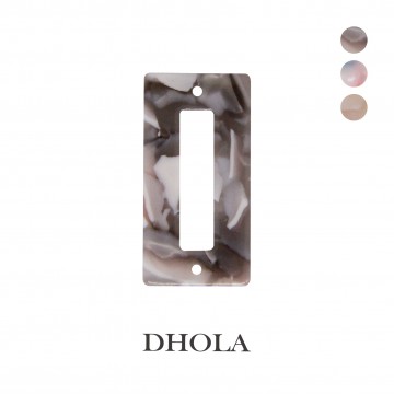 【3色】二孔等倍長方環狀