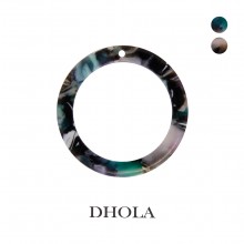 【3色】單孔橢圓環狀