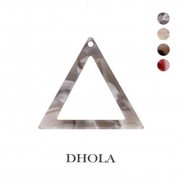 【4色】單孔細三角環狀