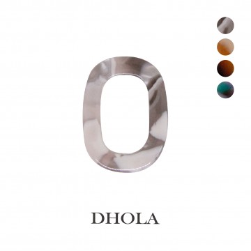 【4色】無孔長方橢圓環狀