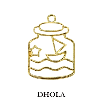 單耳帆船漂流瓶邊框