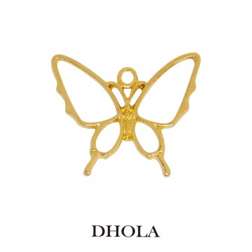 單耳展翅蝴蝶邊框