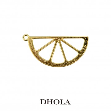 單耳半圓檸檬片邊框