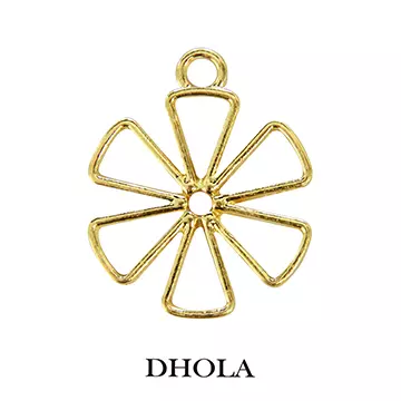 單耳中洞六瓣花邊框