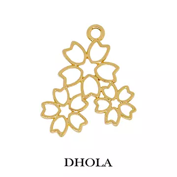 單耳三櫻花邊框