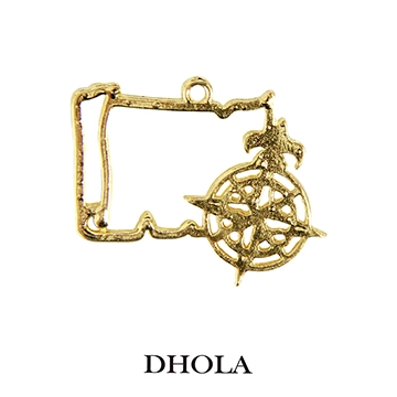 側單耳羅盤針地圖邊框