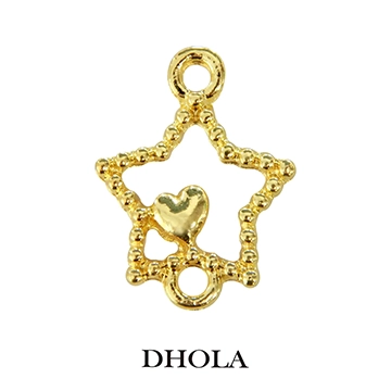 雙耳愛心五角星邊框