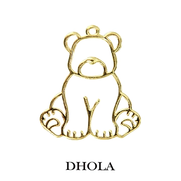 單耳坐式北極熊邊框