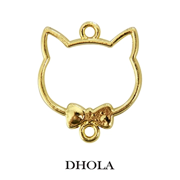 雙耳領結貓頭邊框