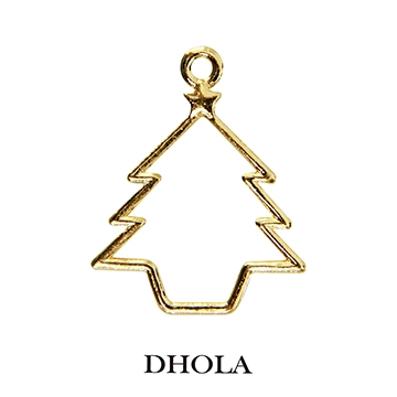 單耳聖誕樹邊框