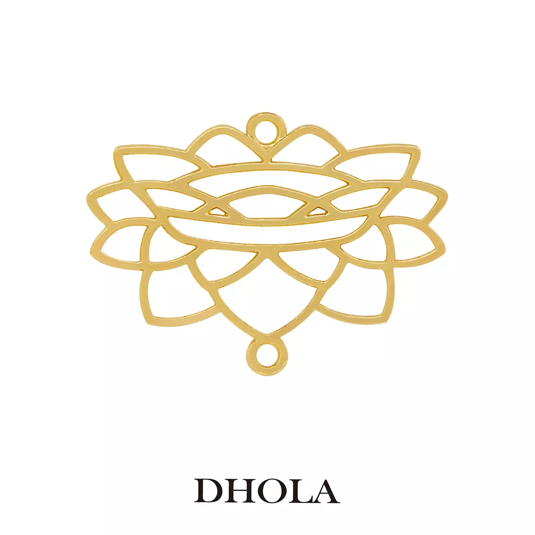 雙耳多層蓮花邊框