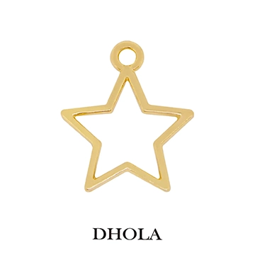 單耳正五角星邊框