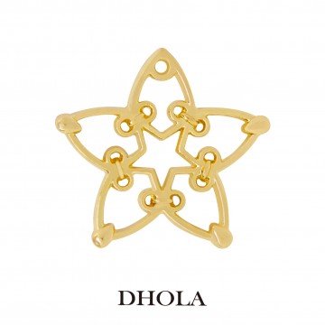 單洞蝴蝶結雙五角星邊框