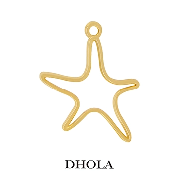 單耳簡易海星邊框