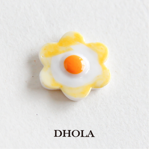 【荷包蛋】樹脂平面貼飾