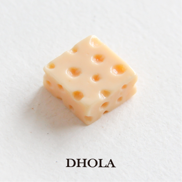 【方形乳酪】樹脂平面貼飾