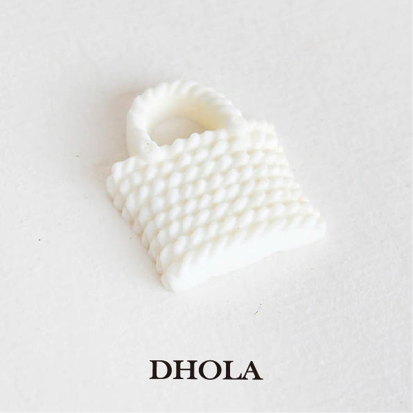 【編織包】樹脂平面貼飾