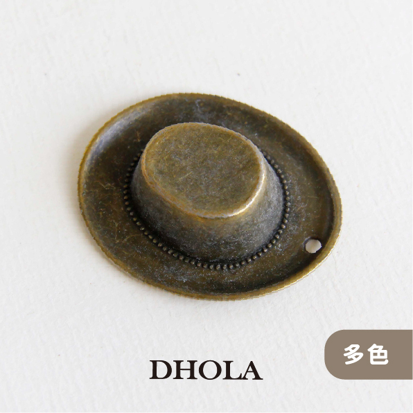 【2色】上洞鍊條牛仔帽