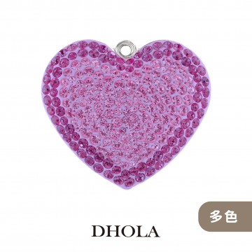 67412塑土愛心吊墜-14MM