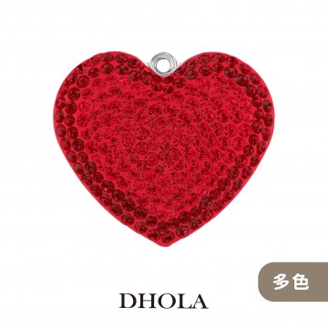 67412塑土愛心吊墜-26MM