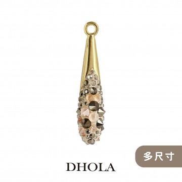 67462刺蝟水滴金屬墜-05/GSHA/MLGLD金