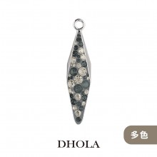 67452尖鑽水滴形金屬墜-20MM