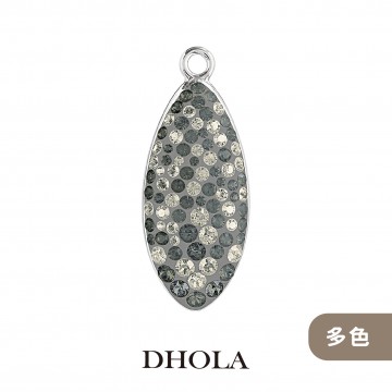 67492尖鑽橢圓形金屬墜-20MM
