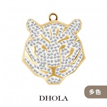 67442雪絨花金屬墜-14MM