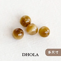 【11色】10MM貓眼圓石孔珠