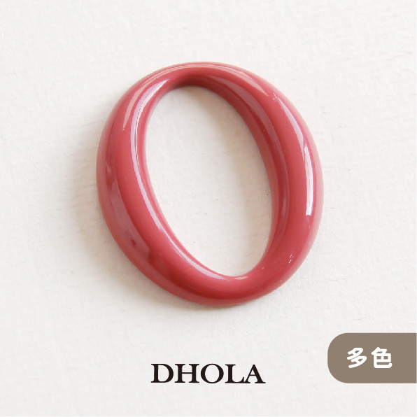 【多色】中空O型橢圓樹脂環