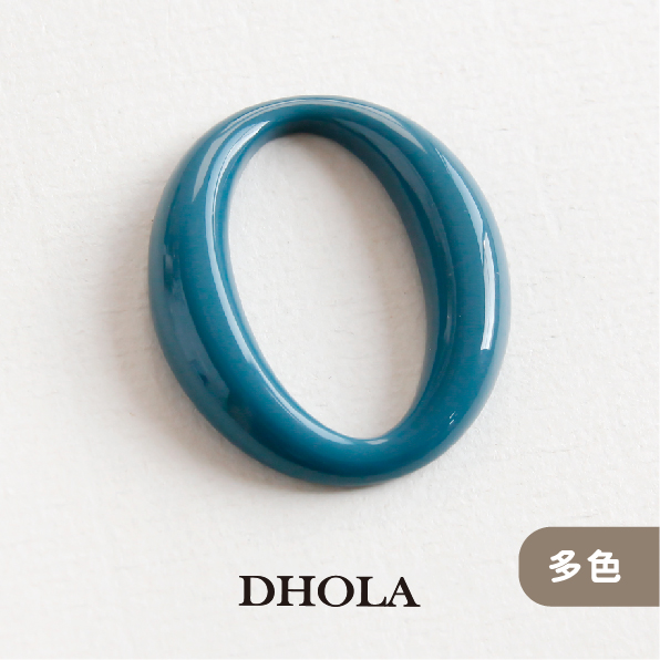 【多色】中空O型橢圓樹脂環