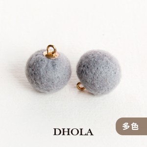 【多色】上耳圓絨球