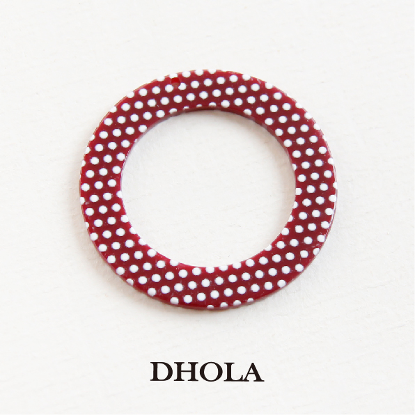 單洞圓點中空圓形壓克力環