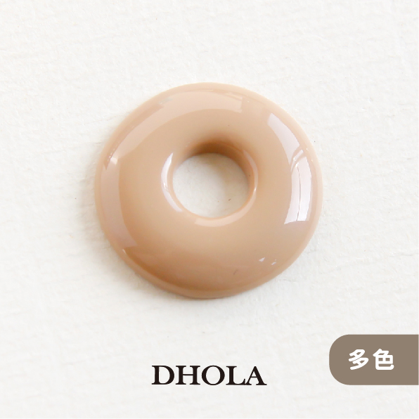 【多色】中空飛碟狀圓形樹脂環