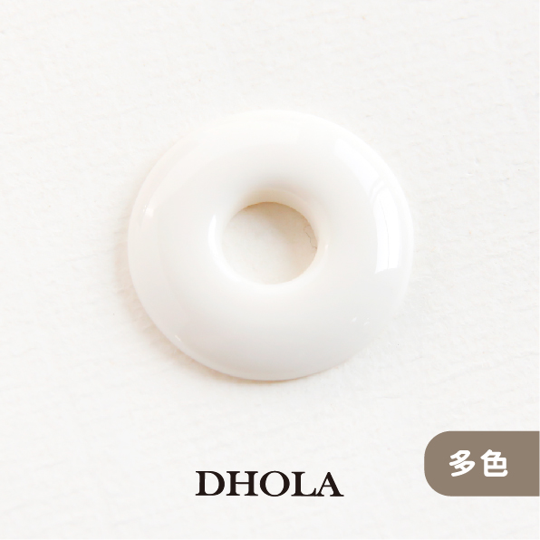 【多色】中空飛碟狀圓形樹脂環