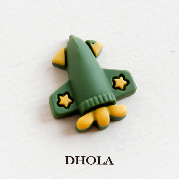 綠色火箭樹脂珠