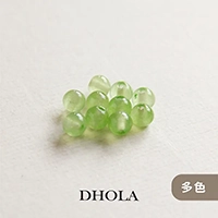 【多色】6MM 天然透玉石圓孔珠