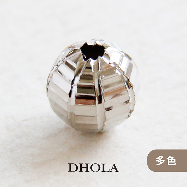 【多色】直紋橫條(銅)圓珠